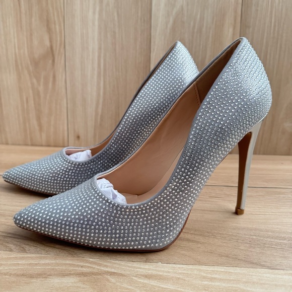 Lauren Lorraine Dori Rhinestone Stiletto Pumps - Picture 4 of 16